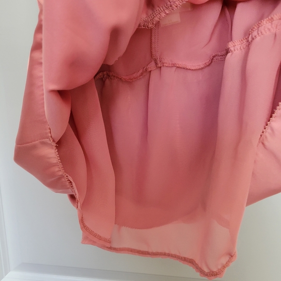Maeve Pink Chiffon Blouse - Picture 4 of 5